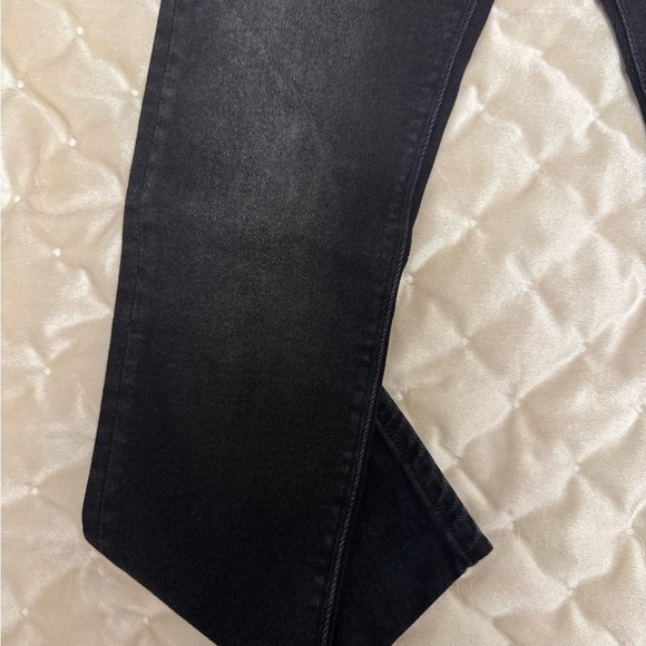 Zara Charcoal Denim High-Waist Jeans - Picture 4 of 6